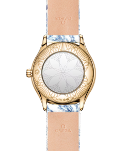 Alternative view of Omega De Ville Mini Trésor 26mm White Dial with Diamonds Moonshine�?18k Rose Gold Strap 428.57.26.60.04.001