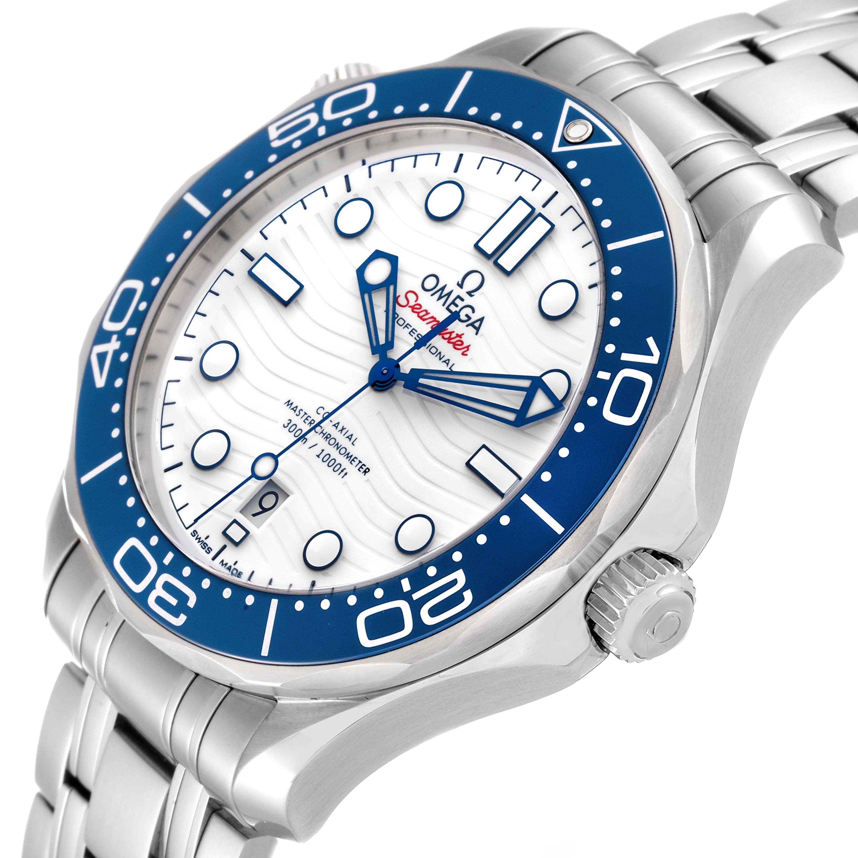 Omega Seamaster Diver 300M Tokyo 2020 Limited Edition Steel Mens Watch 42mm 522.30.42.20.04.001 - Image 3