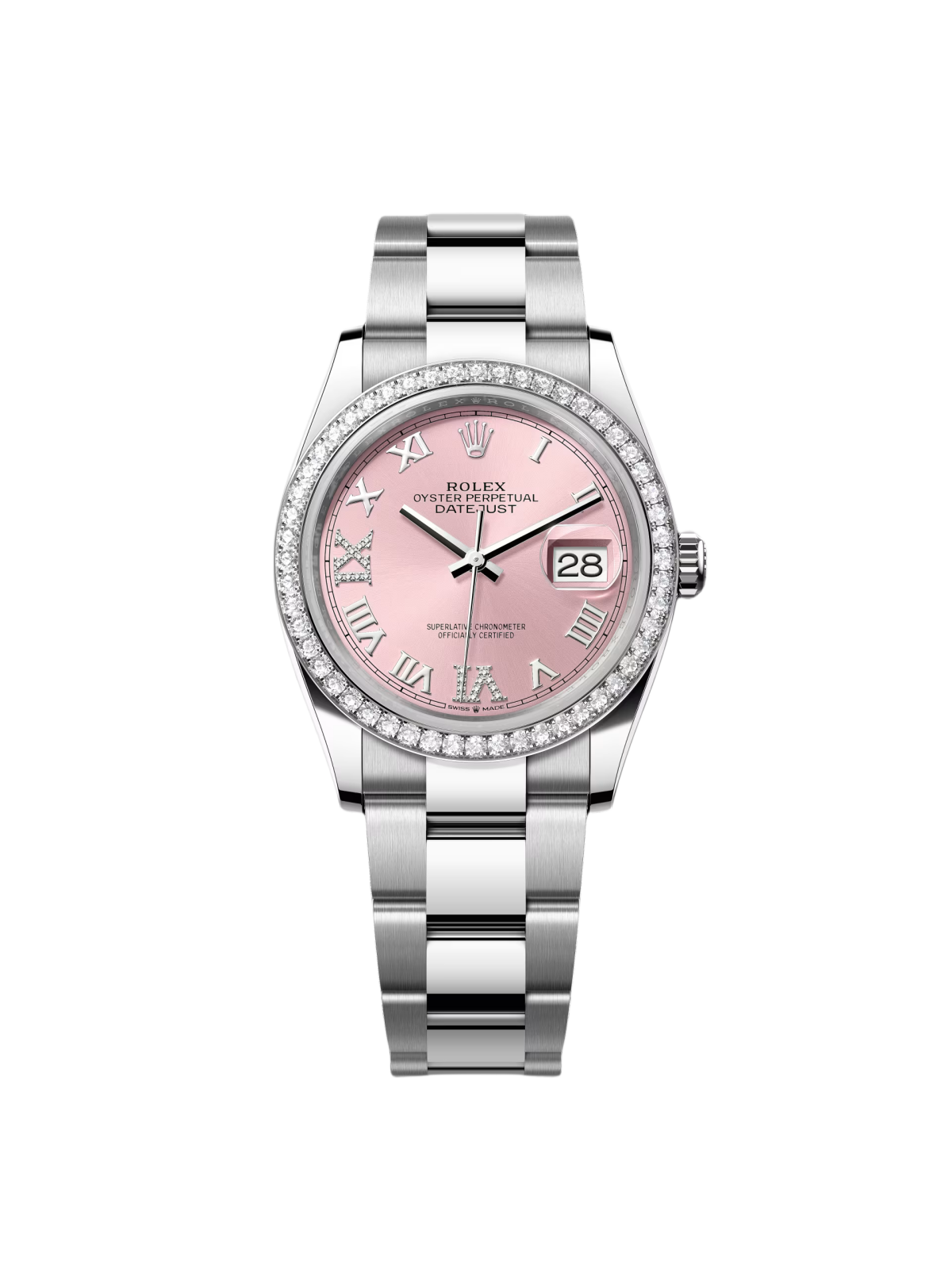 Rolex Datejust 36mm 126284 Pink Dial Jubilee Bracelet - Image 2