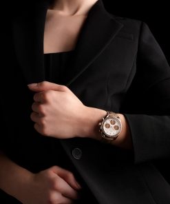 Alternative view of Omega Speedmaster 38 Brown Dial 38mm Stainless Steel Sedna�?8k Rose Gold Strap 324.23.38.50.02.002