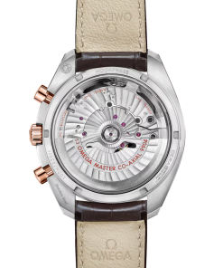 Alternative view of Omega Speedmaster Moonphase Brown Dial 44.25mm Stainless Steel Sedna�?gold Strap 304.23.44.52.13.001