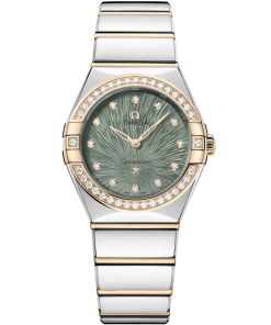 Omega Constellation Ladies' Selection 28mm steel �?Moonshine�?gold on steel �?Moonshine�?gold 131.25.28.60.60.001