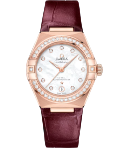 Omega Constellation Ladies' Selection 29mm Sedna�?gold on leather strap 131.58.29.20.55.002