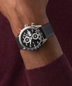 Alternative view of TAG Heuer Carrera 44mm Mens Watch Rubber CBN2A1AA.FT6228