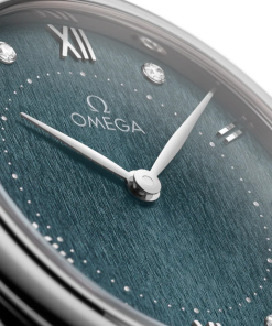 Alternative view of Omega De Ville Prestige 30 mm Green Dial Stainless Steel Strap 434.13.30.60.60.001