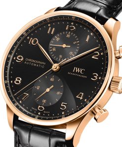 Alternative view of IWC Portugieser Chronograph 41 Obsidian IW371625