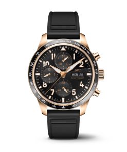 IWC Pilot's Performance Chronograph 41mm Mens Watch Black Rubber IW388309