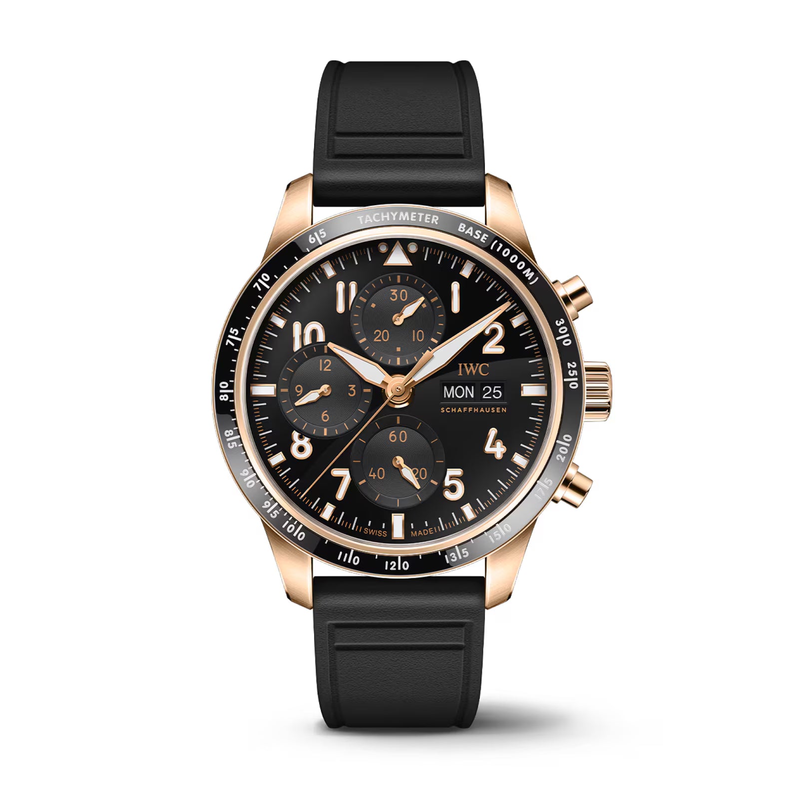 IWC Pilot's Performance Chronograph 41mm Mens Watch Black Rubber IW388309
