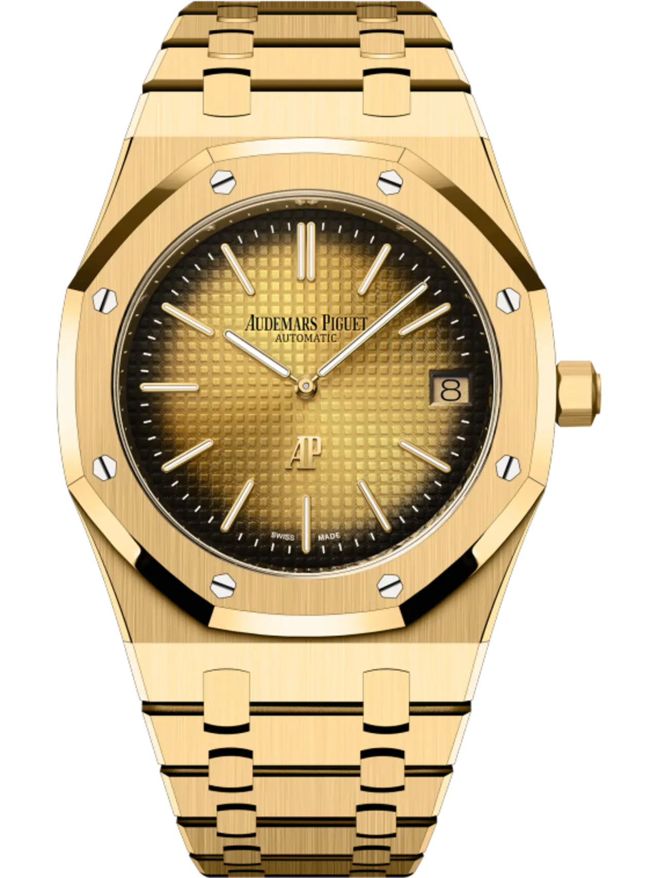 Audemars Piguet ROYAL OAK JUMBO Smoked Yellow Gold-Toned Dial 39mm 16202BA.OO.1240BA.02