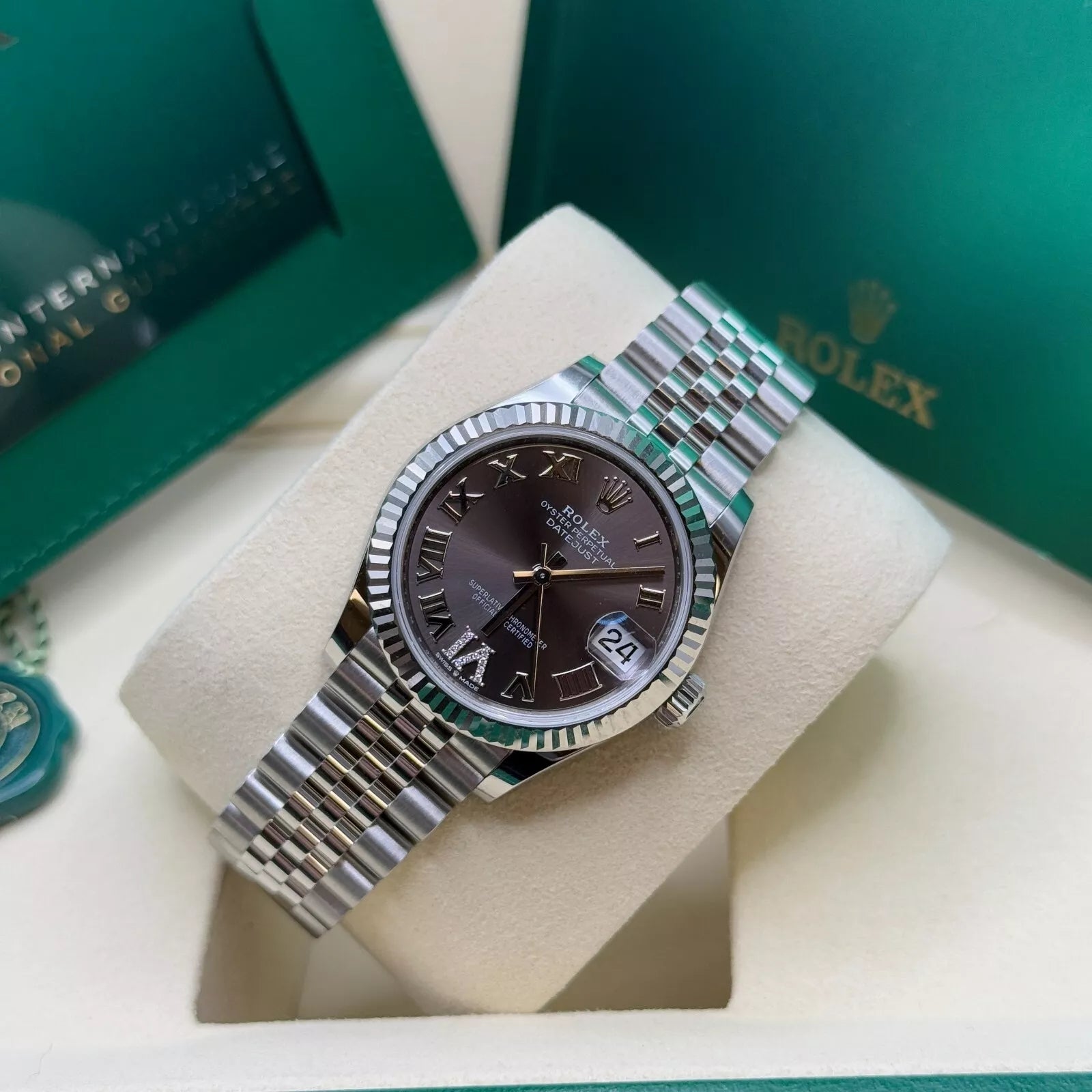 Rolex Datejust m278274-0027/0028 Dark Grey 31mm Dial Oyster Watch - Image 8