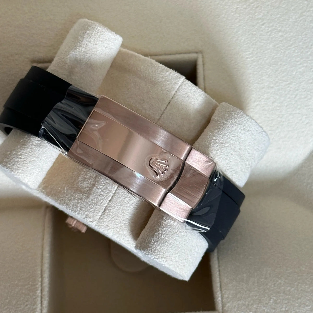 Rolex Sky-Dweller 42mm Rose Gold Chocolate Dial Oysterflex - 336235 - Image 7