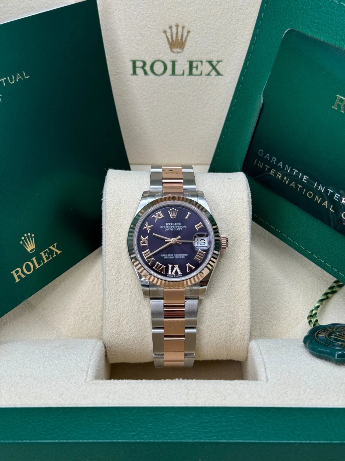 Rolex Datejust m278271-0019/0020 Aubergine 31mm Dial Oyster Bracelet Watch - Image 11