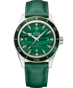 Omega Seamaster 300 41mm Green Dial Platinum Strap 234.93.41.21.99.001