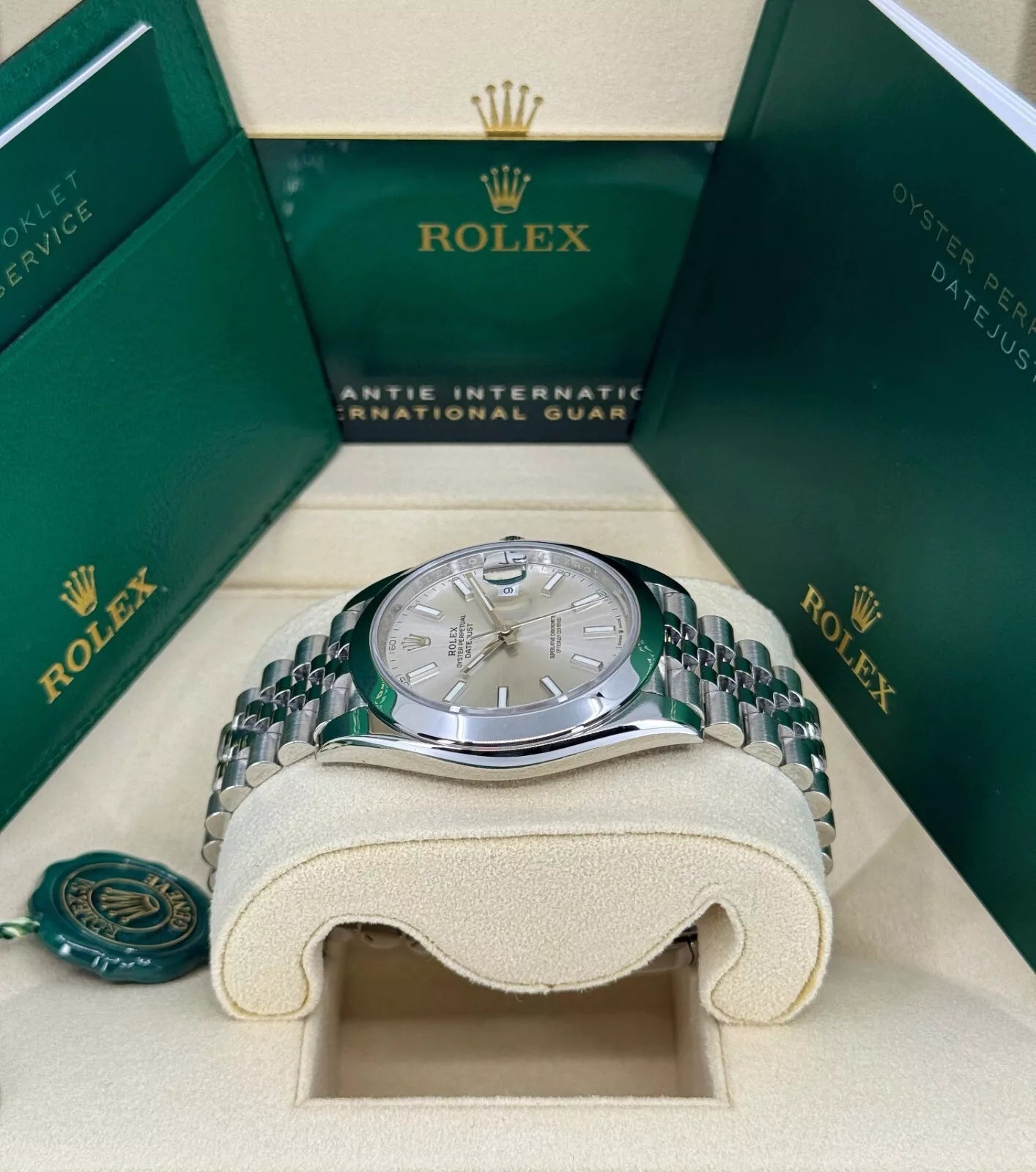 Rolex Datejust 41mm 126300 Silver Index Jubilee Stainless Steel Watch - Image 5