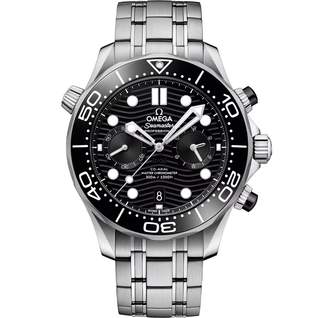 Omega Seamaster Diver 300M 44mm Black Dial Stainless Steel Bracelet 210.30.44.51.01.001