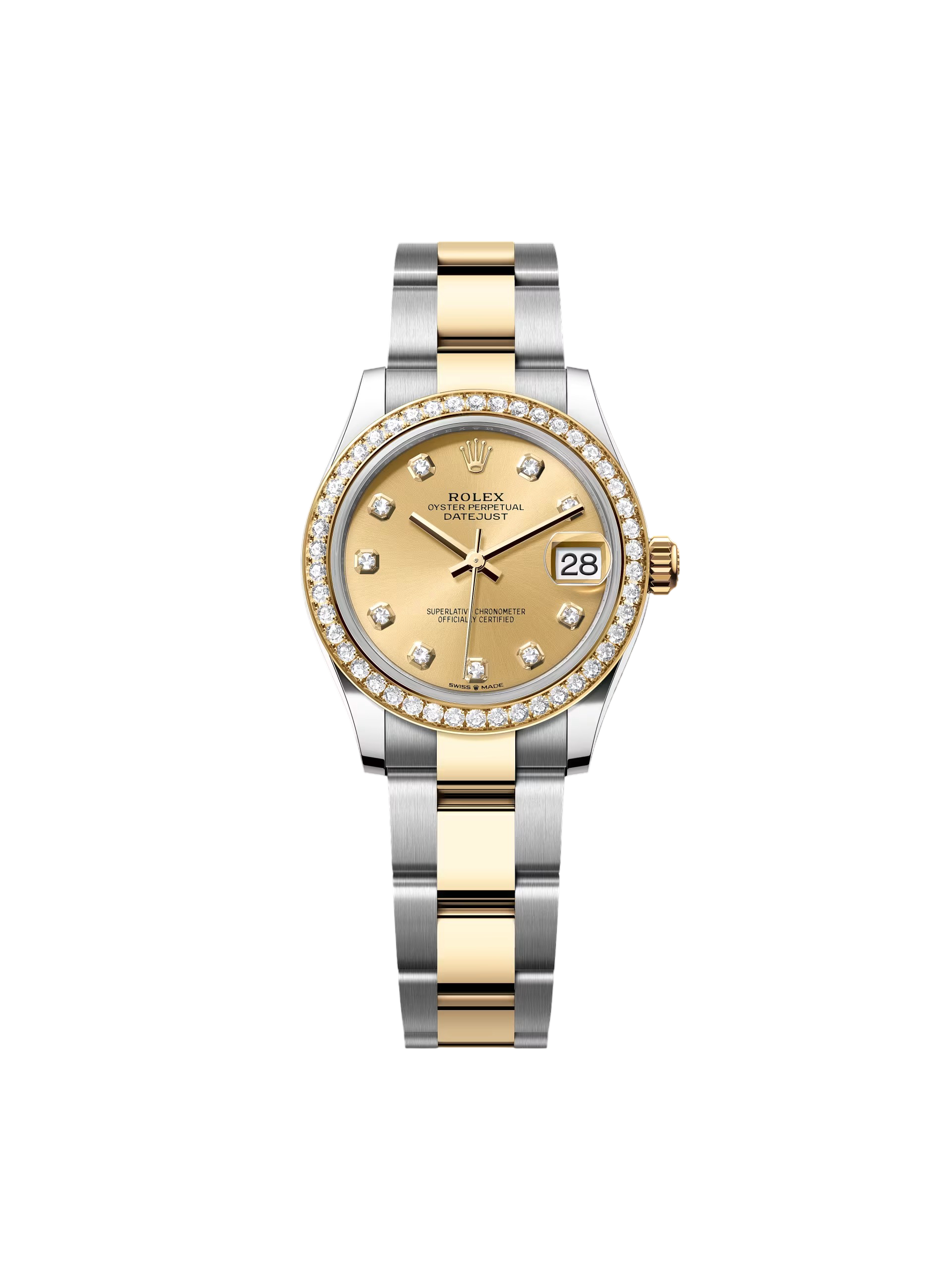 Rolex Datejust m278383-0025/0026 31mm Champagne Dial Oyster Bracelet - Image 2