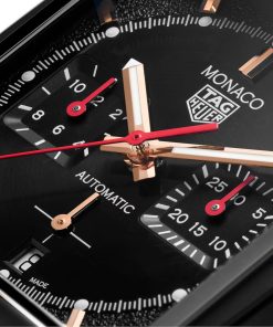 Alternative view of TAG Heuer Monaco Dark Lord 39mm Mens Watch CBL2180.FC6497