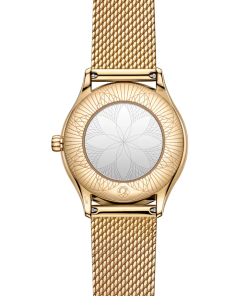 Alternative view of Omega De Ville Mini Trésor 26mm Yellow Dial with Diamonds Moonshine�?18k Rose Gold Bracelet 428.55.26.60.99.001