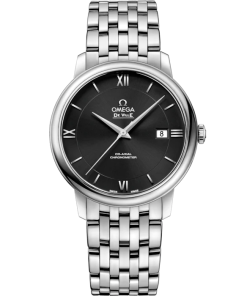 Omega De Ville Prestige 39.5mm Black Dial Stainless Steel Bracelet 424.10.40.20.01.001