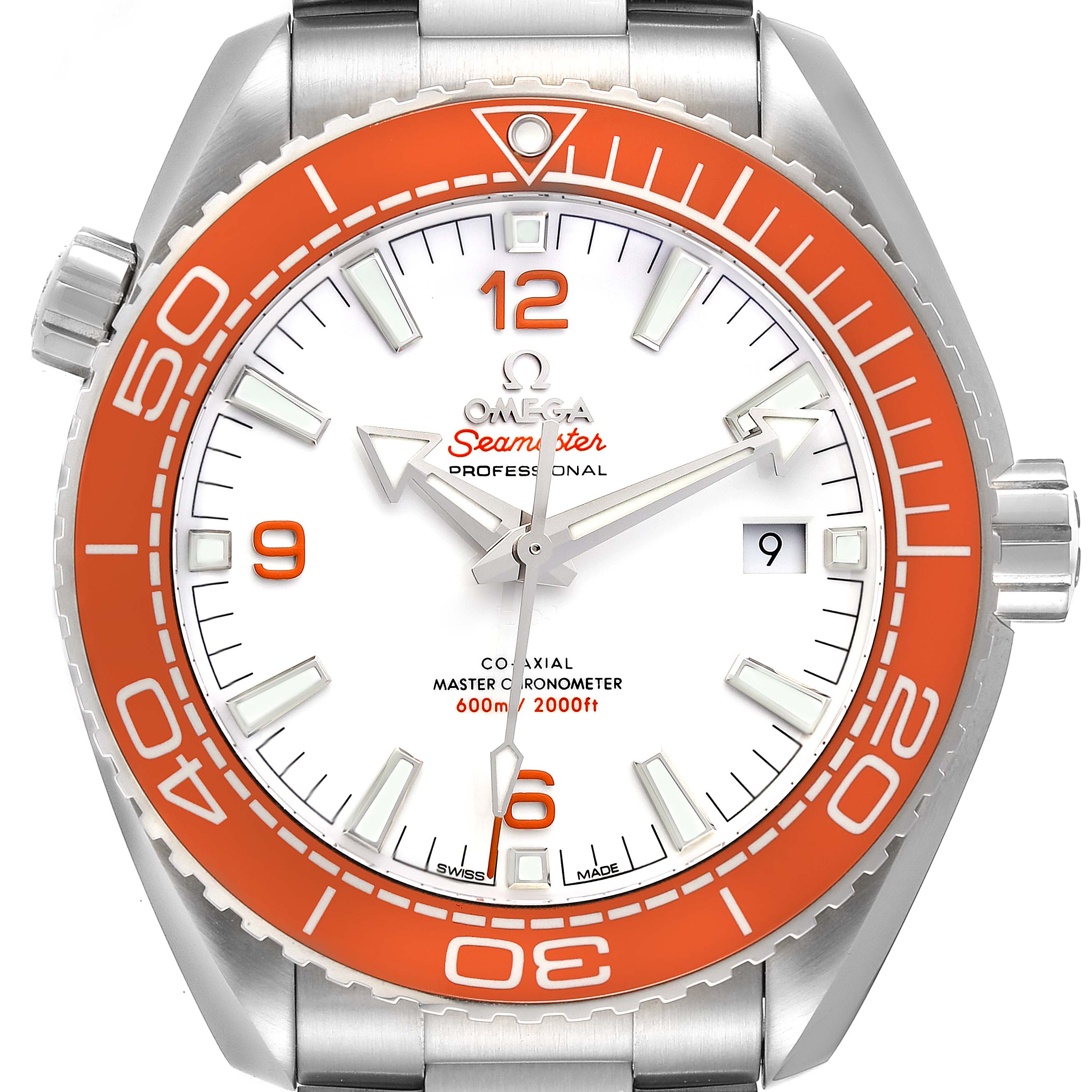 Omega Seamaster Planet Ocean 600M 43.5mm White Dial Stainless Steel Bracelet 215.30.44.21.04.001 - Image 6