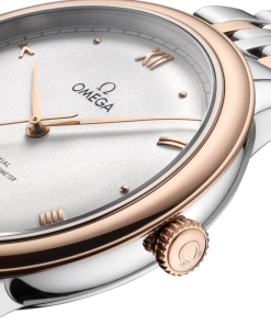 Alternative view of Omega De Ville Prestige 40 mm Silver Dial Stainless Steel and Sedna�?18k Rose Gold Bracelet 434.20.40.20.02.001