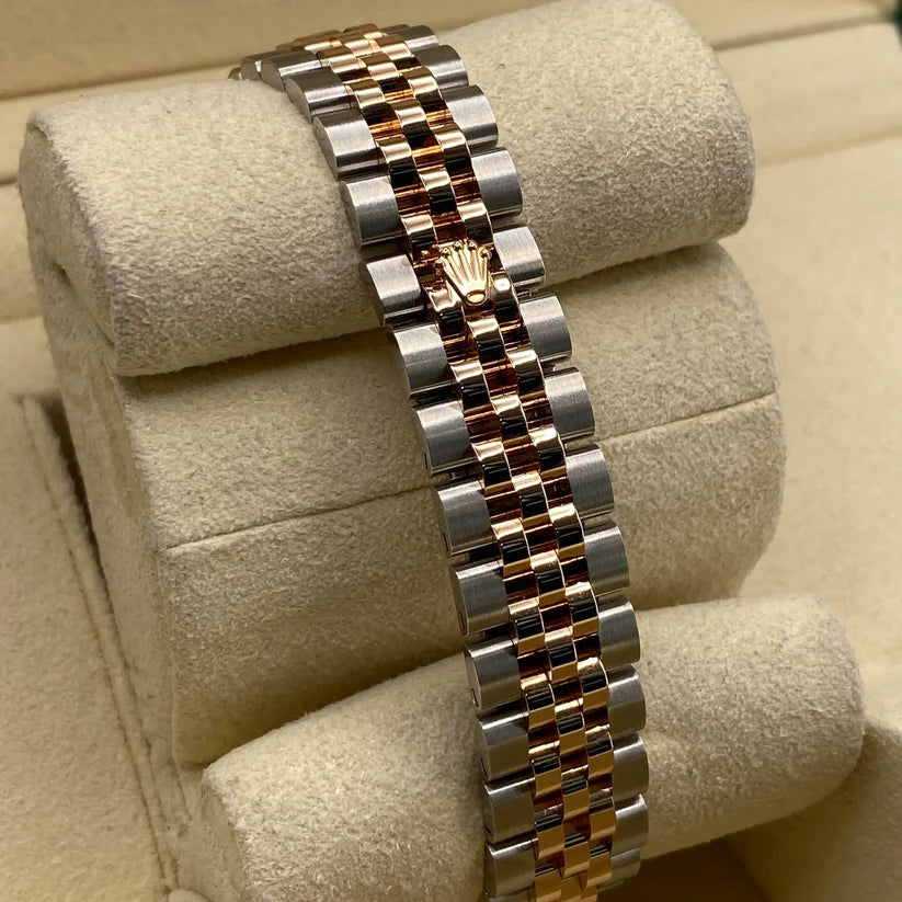 Rolex Lady-Datejust 28mm 279171 Chocolate Diamond Set Oyster Stainless Steel and Rose Gold - Image 6