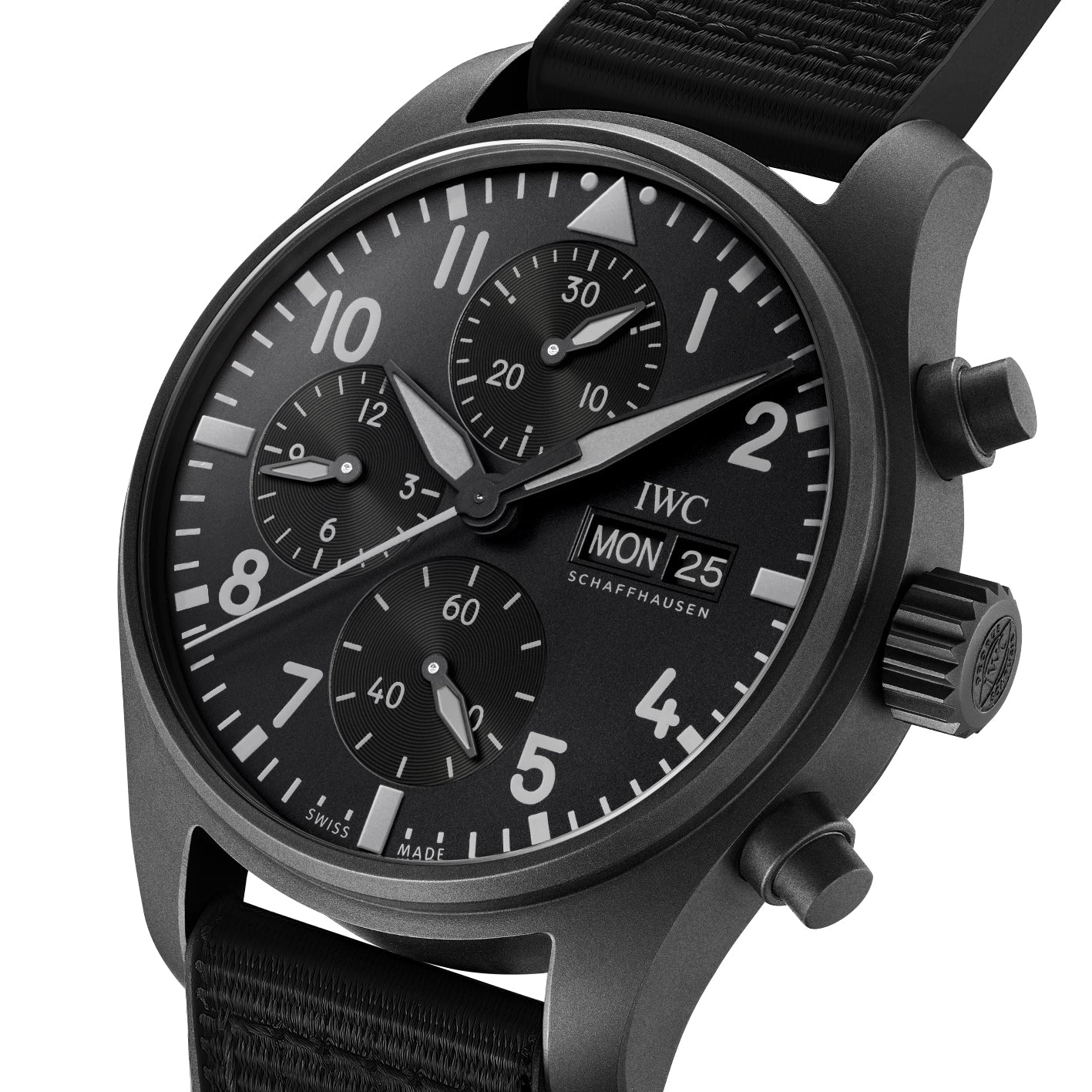 【Top replica】IWC-Pilot's Watch Chronograph 41 TOP GUN Ceratanium (IW388106) - Image 4