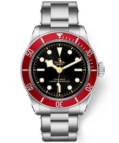 TUDOR Black Bay 41mm Black Dial & Red Bezel Men's Bracelet Watch M7941A1A0RU-0001