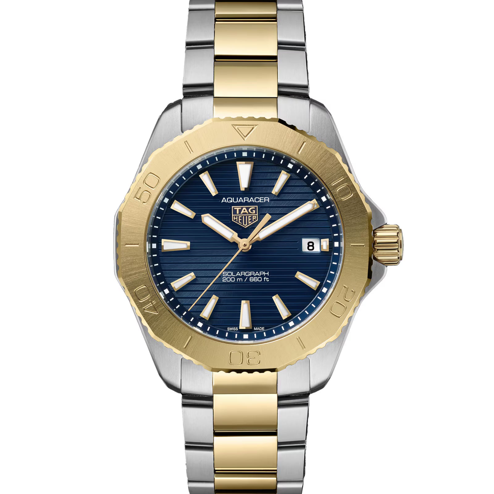 TAG Heuer Aquaracer Professional 200 Solargraph 40mm Mens Watch WBP1120.BB0002