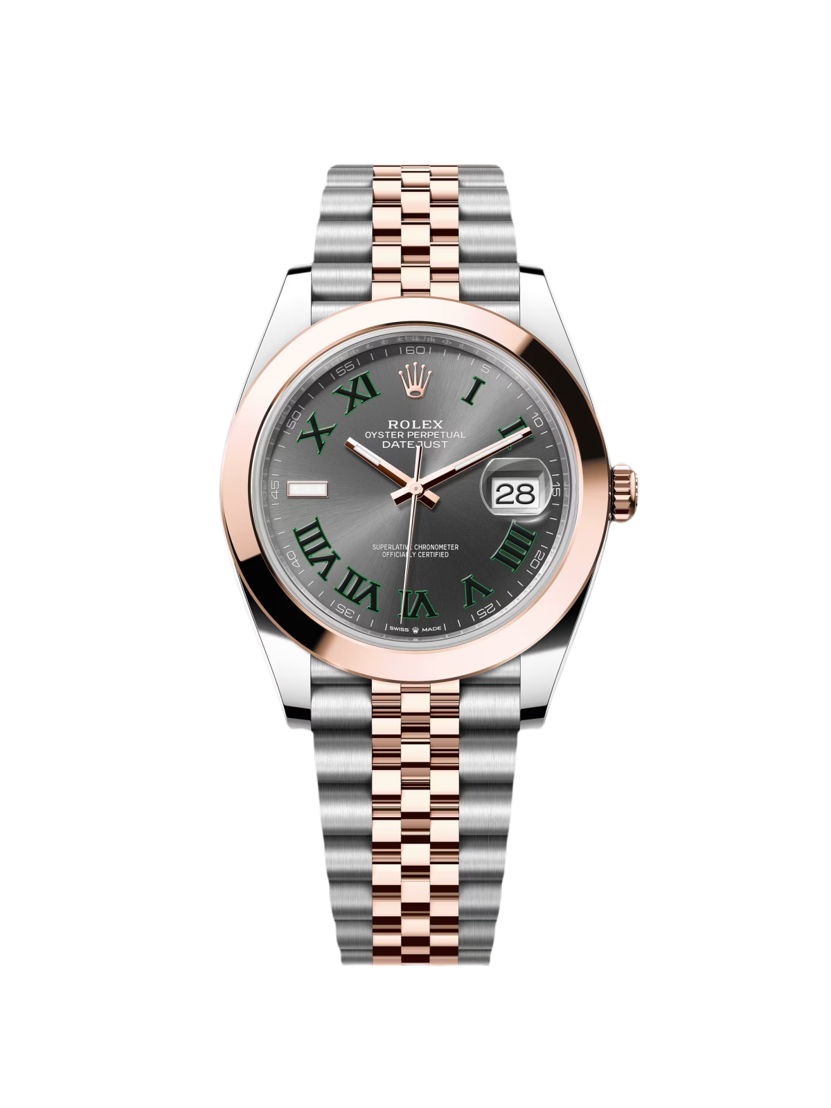 Rolex Datejust 41mm 126301 Sundust Slate Roman Dial Oyster Bracelet - Image 5
