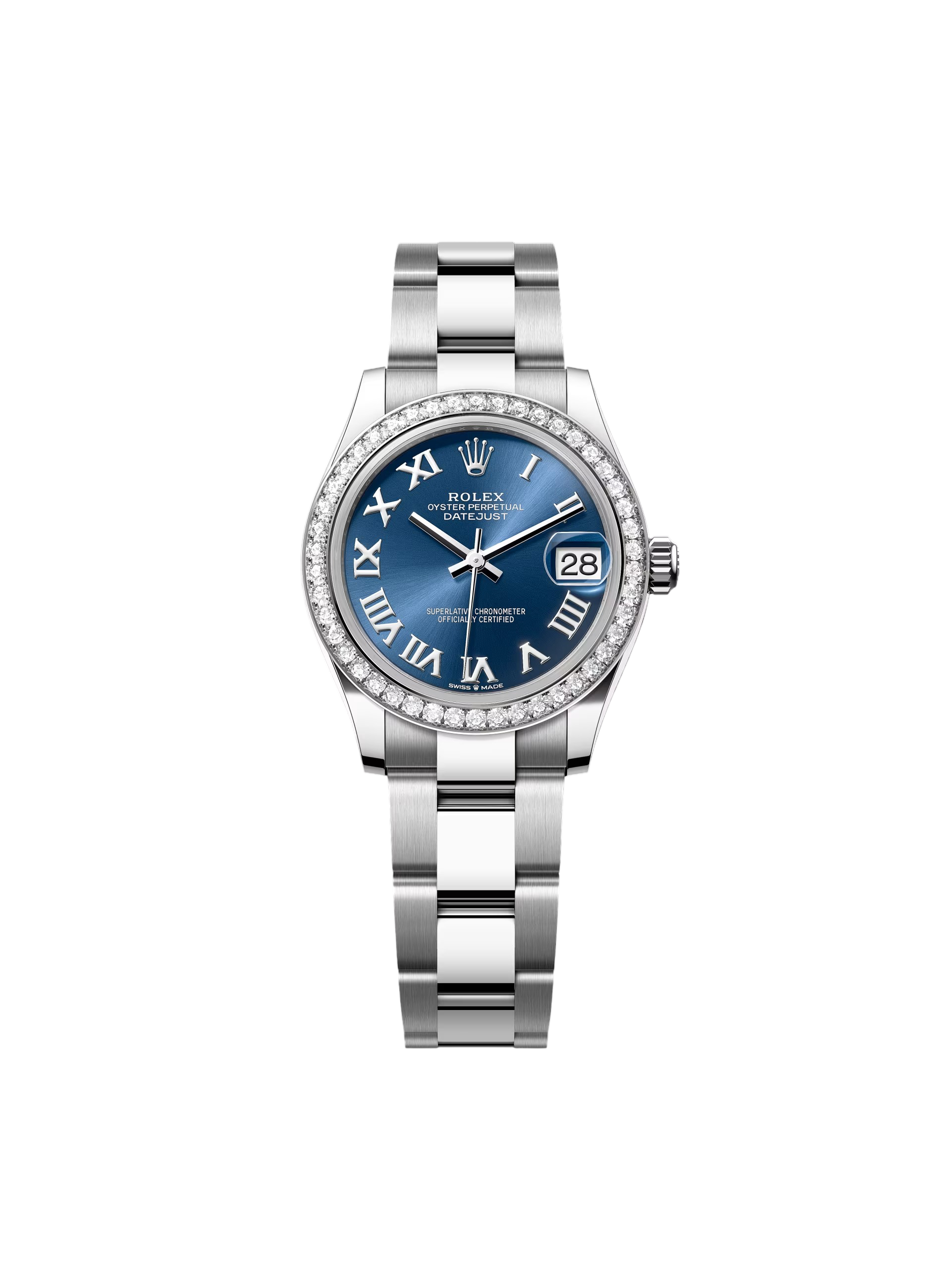Rolex Datejust m278384RBR-0037/0038 Bright Blue 31mm Dial Oyster Watch - Image 2
