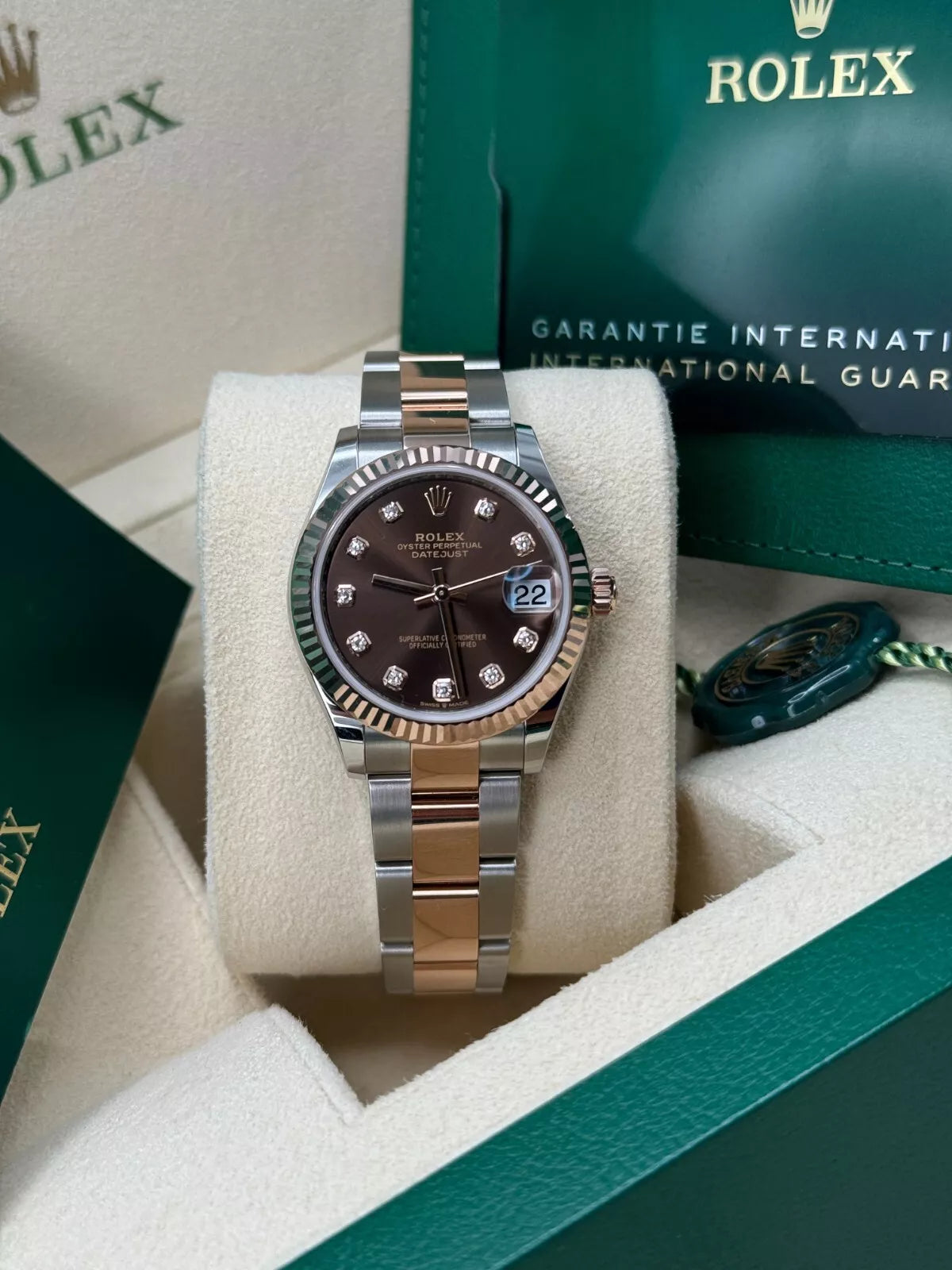 Rolex Datejust m278271-0027/0028 Chocolate 31mm Dial Oyster Bracelet Watch - Image 15
