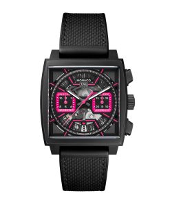 TAG Heuer Monaco Chronograph Pink 39mm Mens Watch CBL218B.FT6236