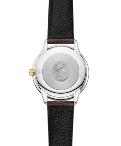 Alternative view of Omega De Ville Prestige 30 mm Yellow Dial with Diamonds Stainless Steel and 18k Yellow Gold Strap 434.23.30.60.58.001