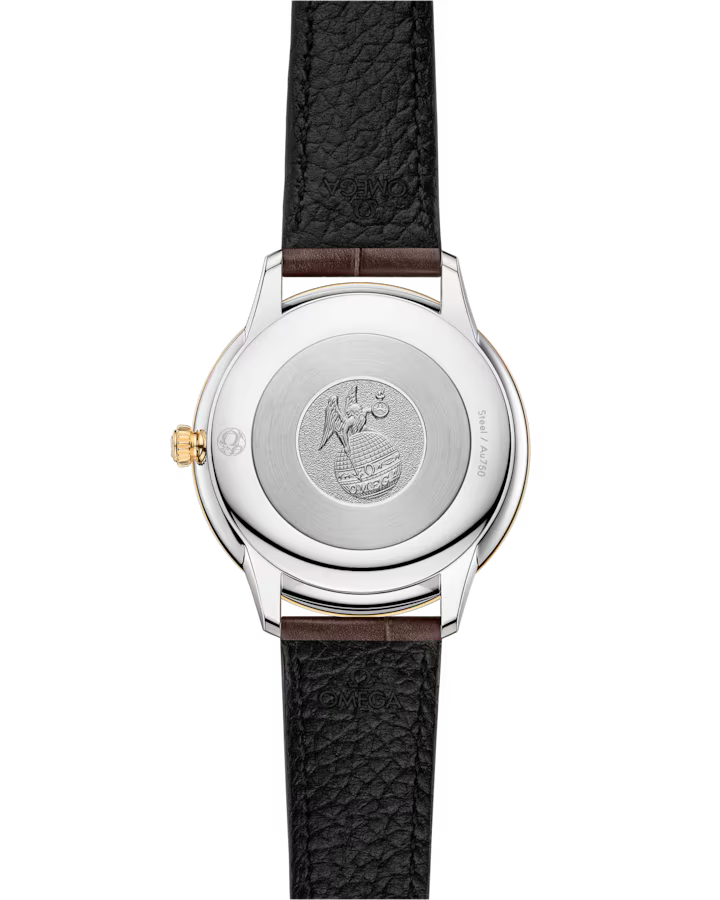 Omega De Ville Prestige 30 mm Yellow Dial with Diamonds Stainless Steel and 18k Yellow Gold Strap 434.23.30.60.58.001 - Image 2