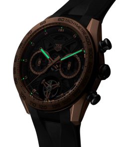 Alternative view of TAG Heuer Carerra Chronograph Tourbillon Extreme Sport 44mm Mens Watch Grey CBU5050.FT6273