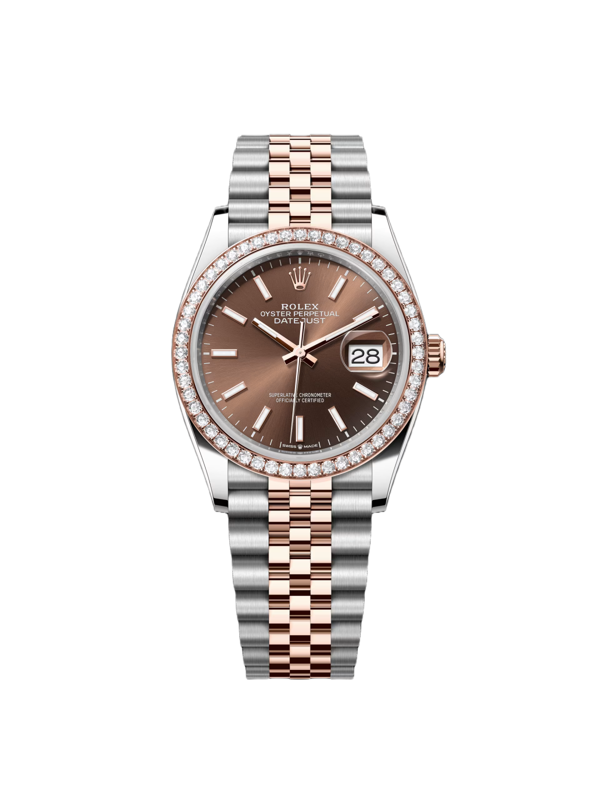 Rolex Datejust 36mm 126281 Chocolate Dial Oyster Bracelet - Image 2