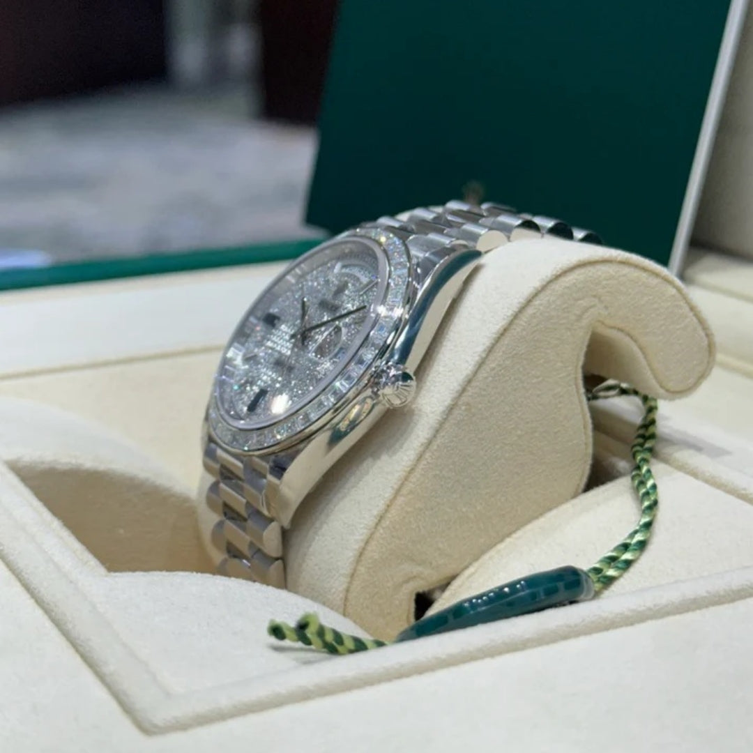 Rolex Day-Date 40mm 228396TBR-0021 Diamonds Sapphires Dial - Image 5