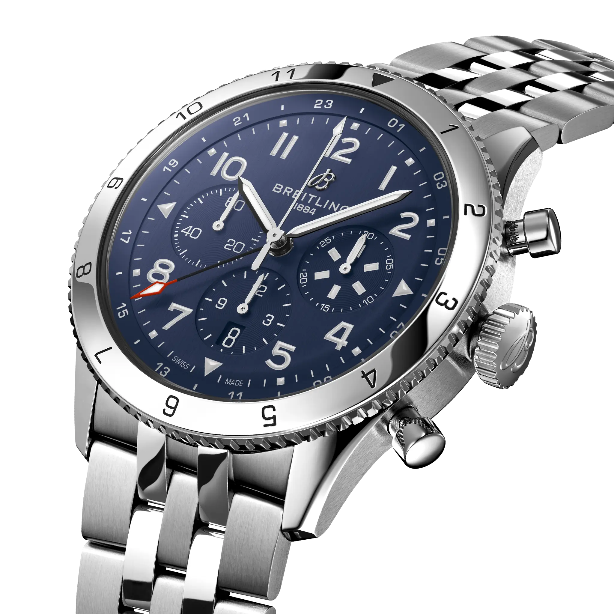 Breitling Classic AVI Super AVI B04 Chronograph GMT 46mm Tribute to Vought F4U Corsair AB04451A1C1A1 - Image 2