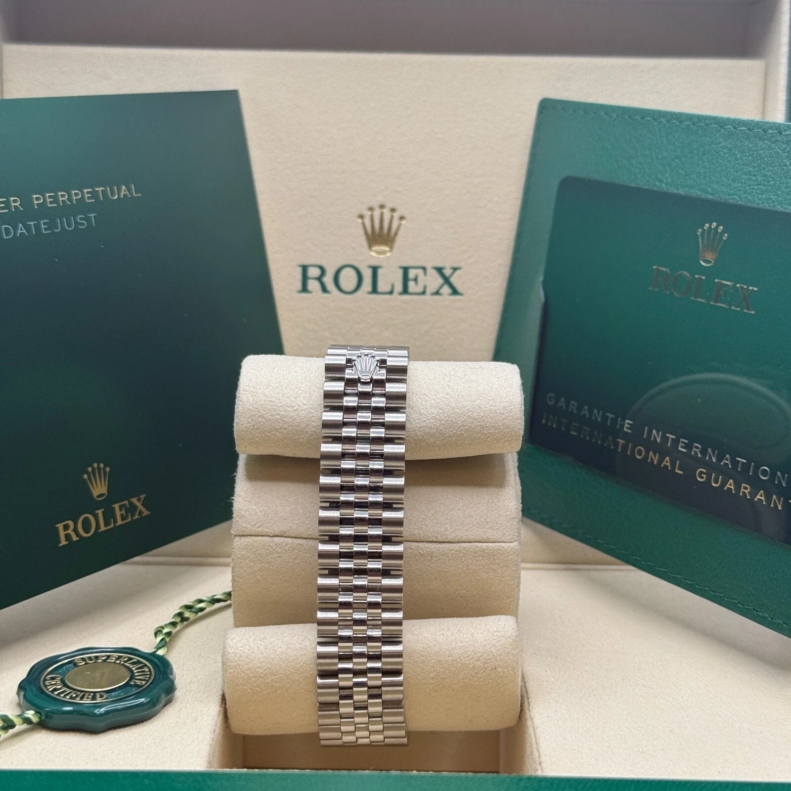 Rolex Datejust m278344-0033/0034 Pink Dial 31mm Domed Diamond Oyster Watch - Image 13