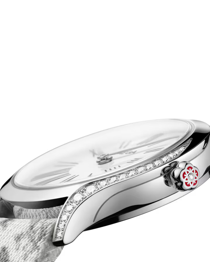 Omega De Ville Mini Trésor 26mm White Dial with Diamonds Stainless Steel Strap 428.17.26.60.04.002 - Image 5