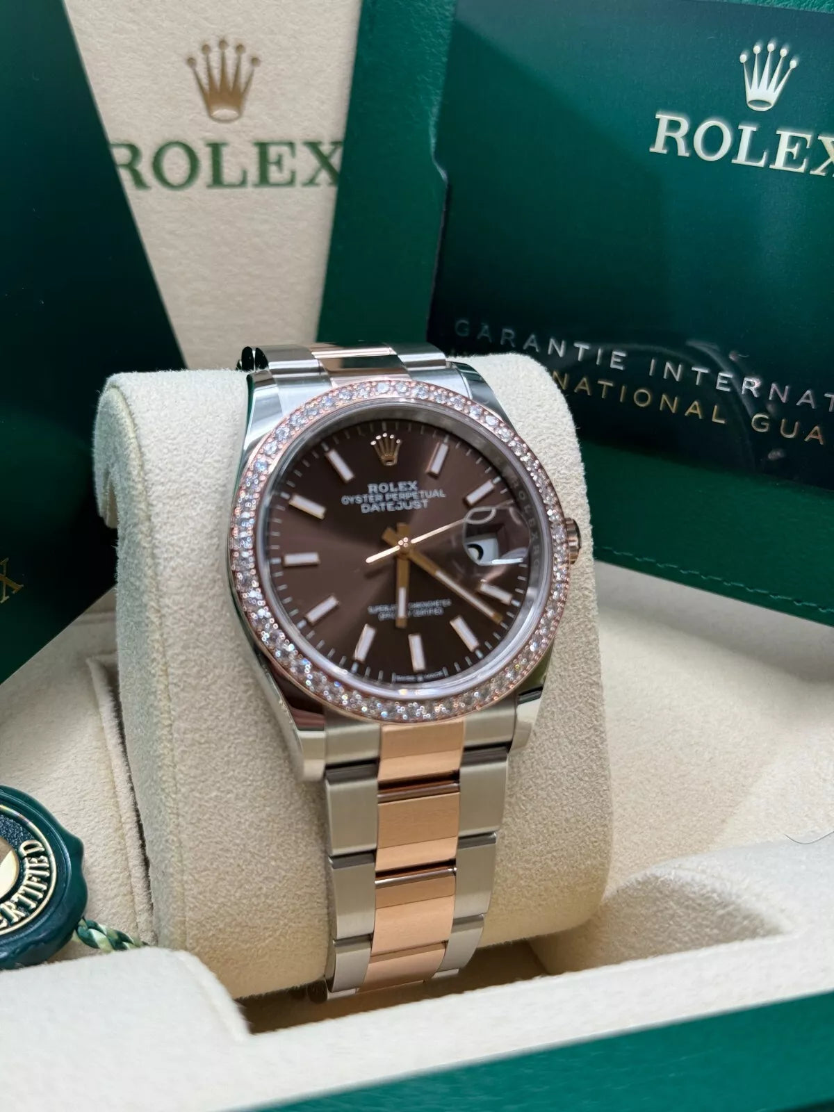 Rolex Datejust 36mm 126281 Chocolate Dial Oyster Bracelet - Image 4
