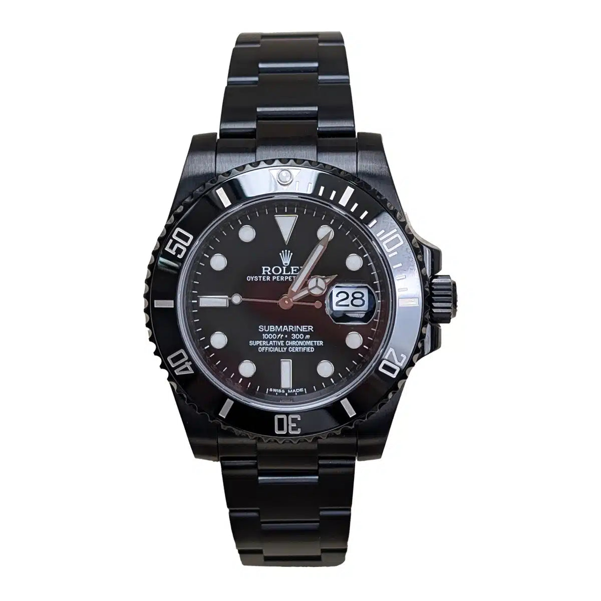 Rolex Submariner 40mm 116610LN Black Dial Black PVD Oyster Bracelet Watch