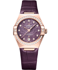 Omega Constellation Ladies' Selection 29mm Sedna�?gold on alligator 131.58.29.20.60.002