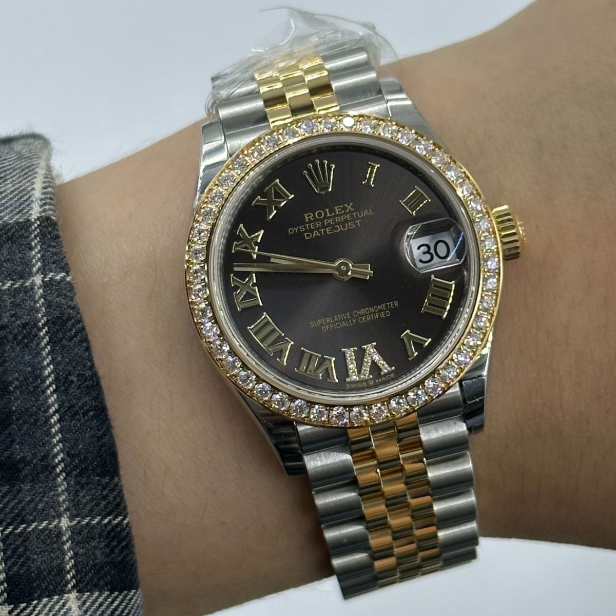 Rolex Datejust m278383RBR-0017/0018 31mm Dark Grey Dial Oyster Bracelet - Image 11