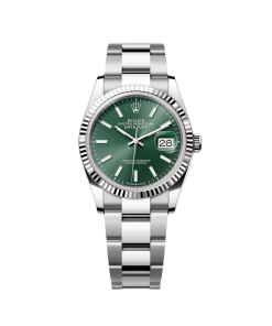 Alternative view of Rolex  Datejust 36mm 126234 Mint Green Dial Jubilee Bracelet Watch