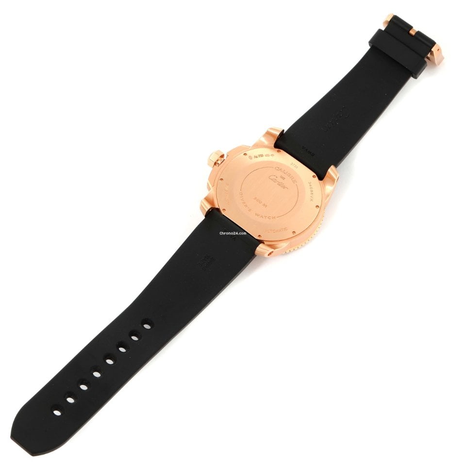 Cartier Calibre Rose Gold Black 42mm - Image 5