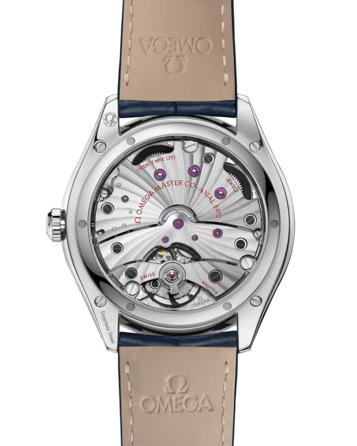 Omega De Ville Trésor 40mm Blue Dial Stainless Steel Strap 435.13.40.21.03.001 - Image 3