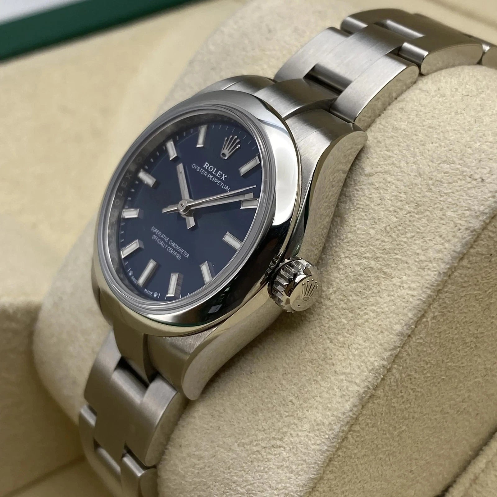 Rolex Oyster Perpetual 31mm 277200-0017 Blue Dial Oyster Bracelet Watch - Image 6