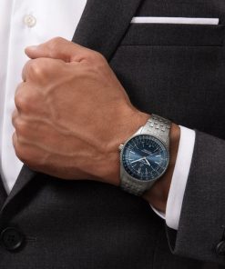 Alternative view of Breitling Navitimer Automatic 41mm Blue Dial Silver Steel Strap Men's Watch - A17326161C1A1